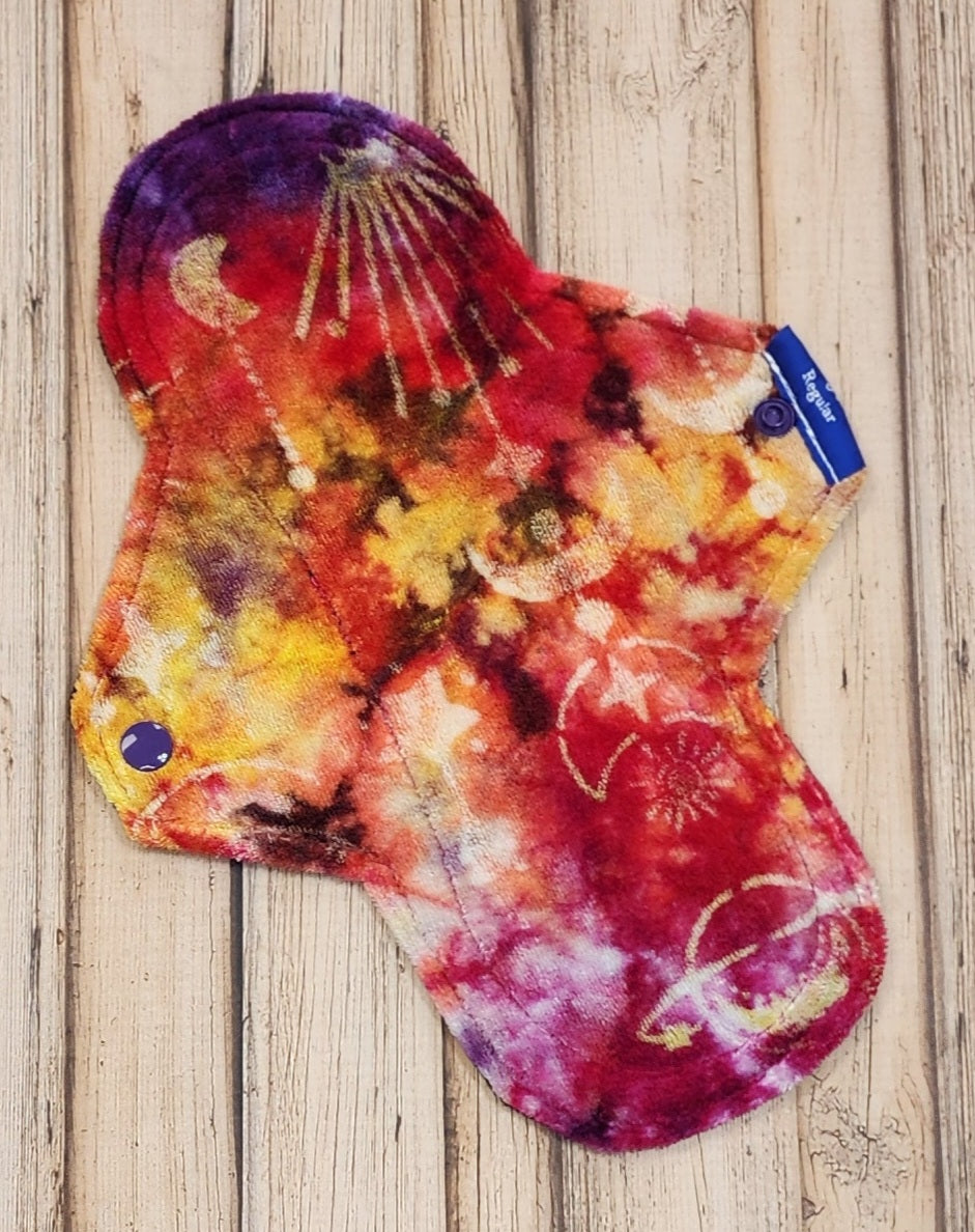 Sunset Bloom - Organic bamboo velour