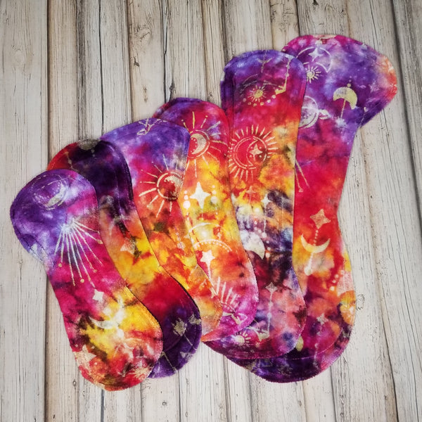 Sunset Bloom - Organic bamboo velour