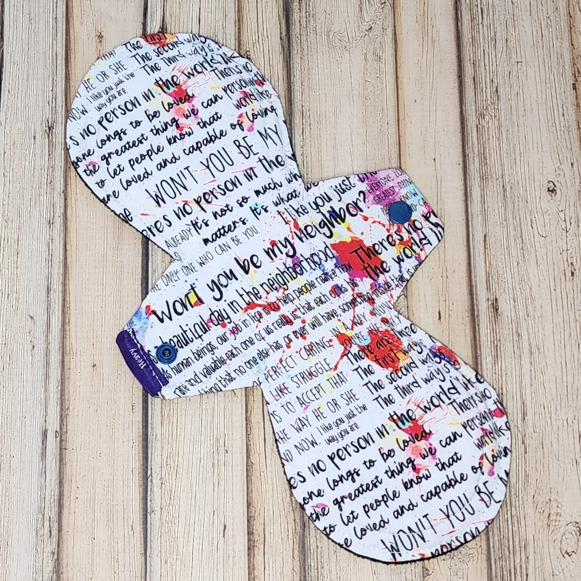 12" teen heavy cloth pad